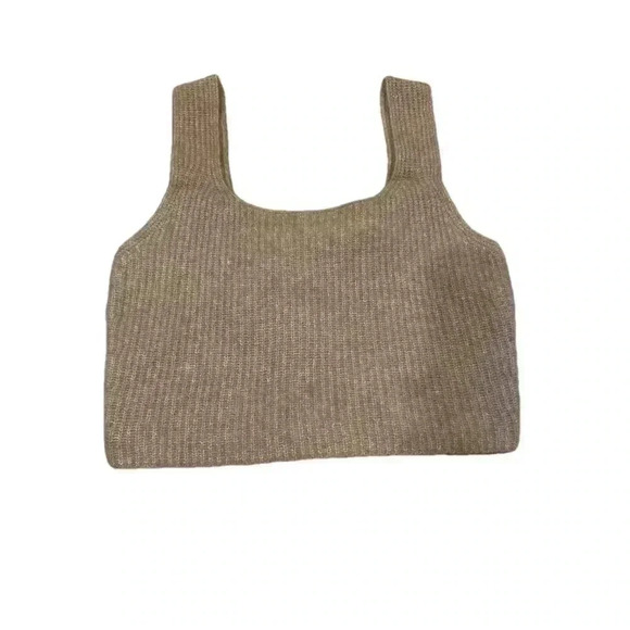 Everlane The Cozy Stretch Tank Camel XS NWT - Picture 1 of 3